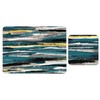 Set of 4 (8pc) Abstract Placemat & Coaster Set, Cork