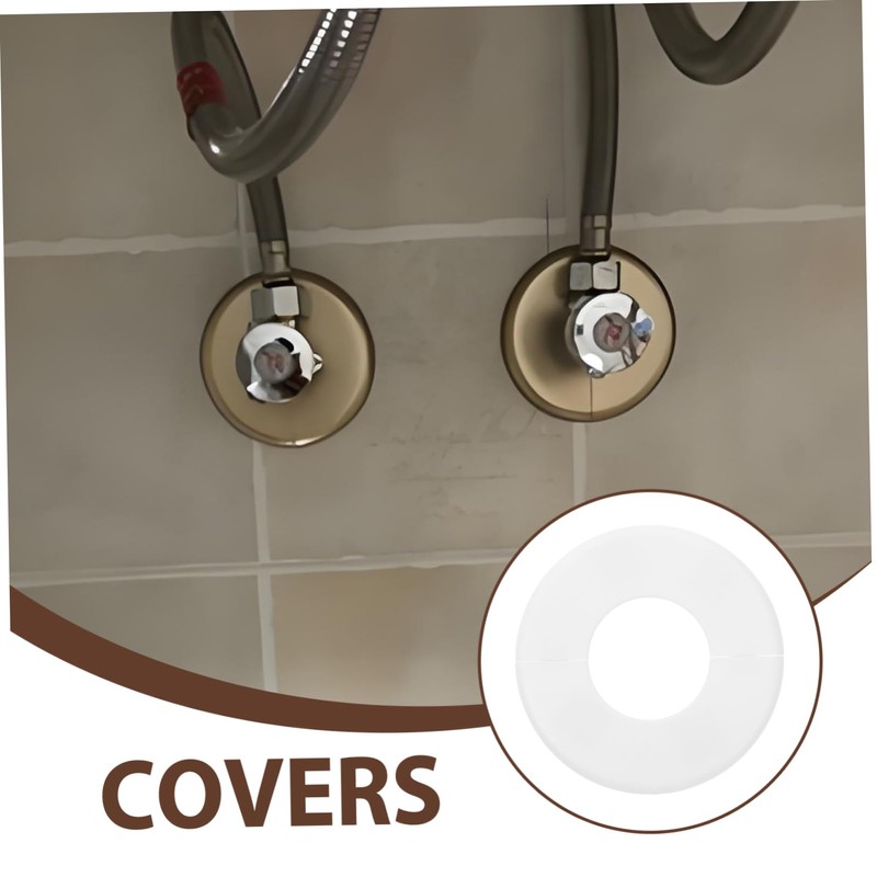 BESPORTBLE 4pcs Pool Ladder Escutcheons Covers Durable Abs Material Protection