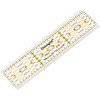 Prym Universal 3 x 15 cm Omnigrid Ruler, Plastic, Transparent