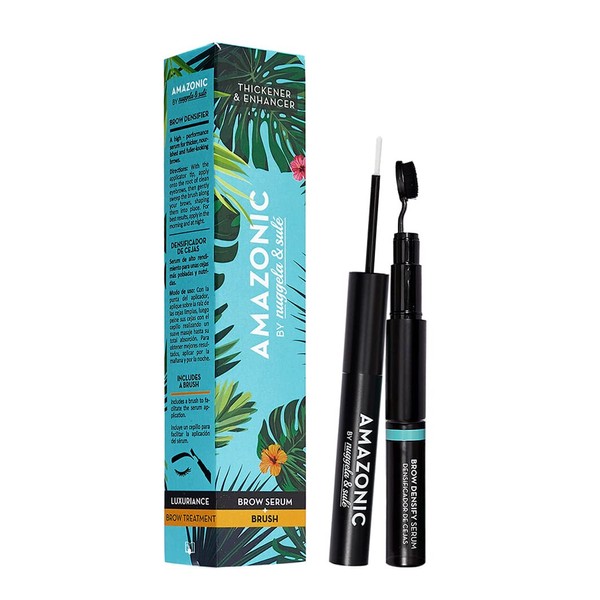 Nuggela & Sulé Amazonic Eyebrow Serum Replacement and Compact Eyebrow with Stimulating Brush 3ml + Special Eyebrow Brush
