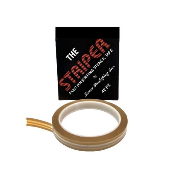 Finesse The Striper double-lined Pinstriping Stencil Tape Kit for Custom