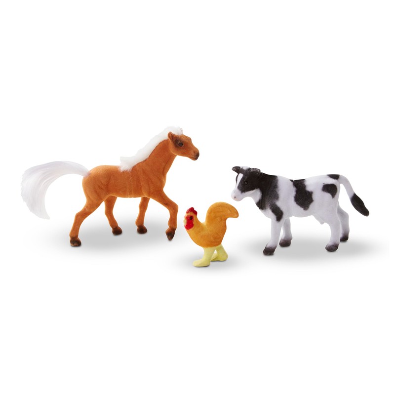 Melissa & Doug Farm Friends Collectible Toy Animal Figures (10