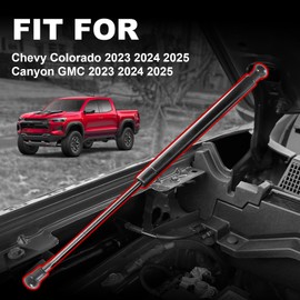 Front Hood Struts for Chevy Colorado/Canyon GMC 2023 2024 2025, Hood Lift Support No Drill Front Gas Springs Shocks