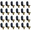 MYYZMY Bronze Shelf pins, 40pcs L-Shaped Clips 1/4 Inch Shelf