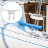 VEITHI Dock Cleats 6 inch with Fastener,Hot Dipped Galvanized Cast