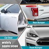 BokWin 4-Packs Black Anti-Collision Patch Bumper Guard Strip Anti-Scratch Bumper