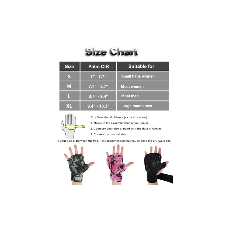 Weight Lifting Gloves, Wrist Wraps Wrist Straps for Weightlifting, Lifting