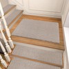 14 Pack Non-Slip Stair Treads for Wooden Steps, Self-Adhesive Carpet