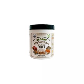 Cherie Sweet Heart Organic Mushroom Blend 7 in 1, Lions Mane, Reishi, Chaga, Maitake, Cordyceps