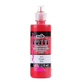 Tulip Dimensional Fabric Paint 17132 Dfpt 4Oz Puffy Red, 4 Fl Oz (Pack of 1)