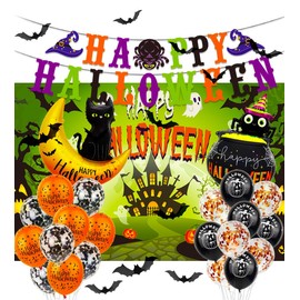 Halloween Tapestry Decor Set (Green)