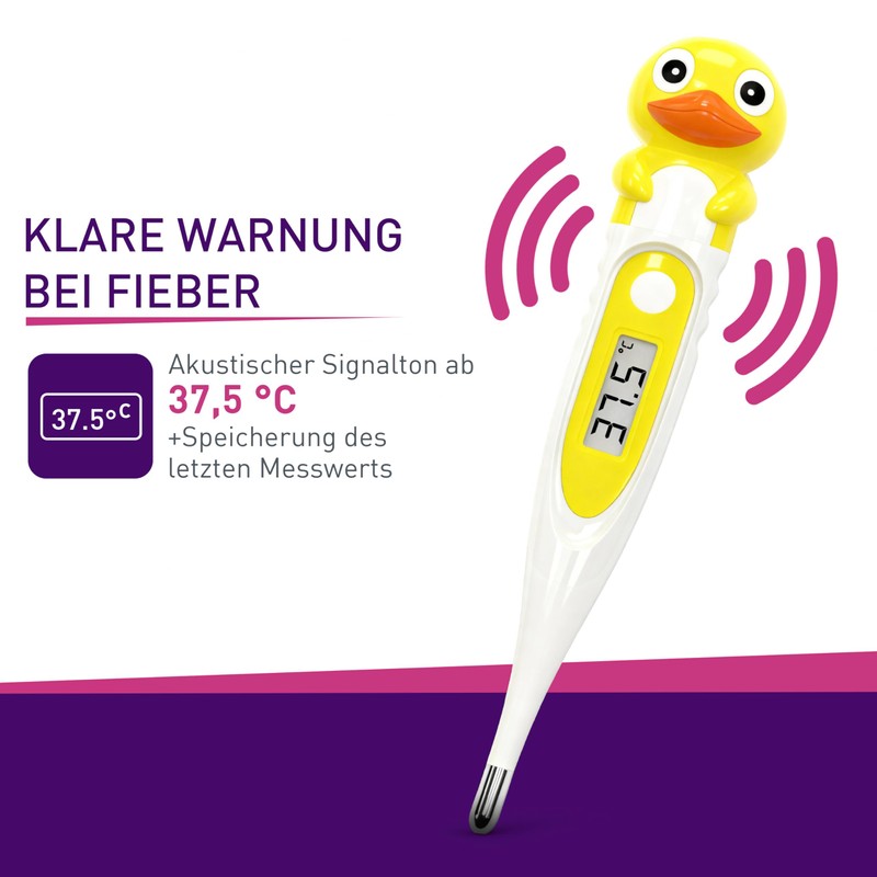 scala Termometro digitale SC 44 flex anatra bianca per bambini