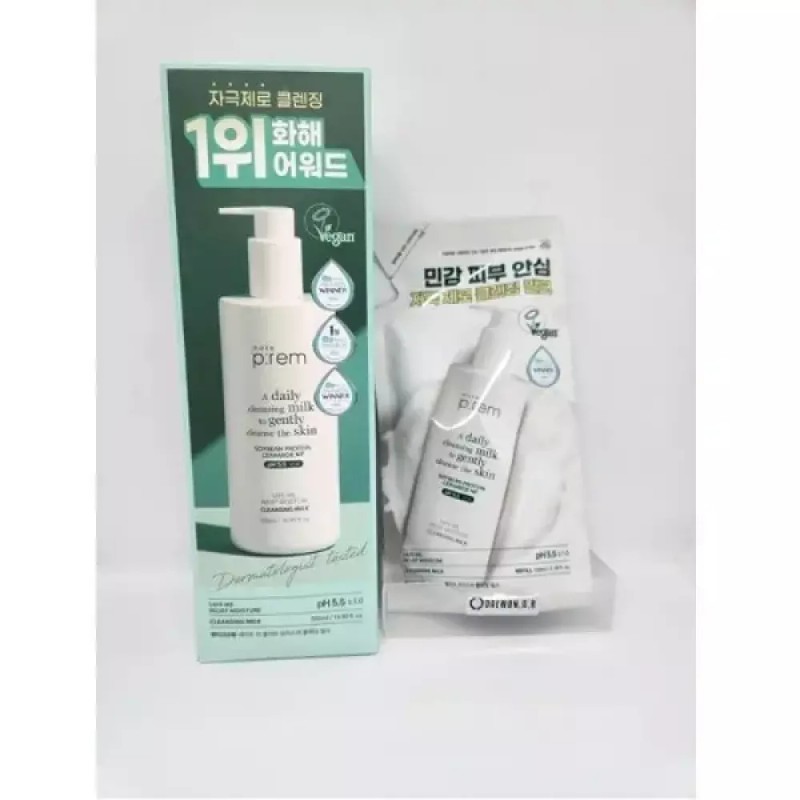 Safe 세이프 미 릴리프 모이스처 클렌징 밀크 500mlx2+리필100mlx2 k뷰티 스킨케어