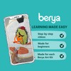 BERYA Funny Cactus Embroidery Kit with Embroidery Hoop, Easy Embroidery