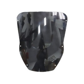 ZCJSZP Windshield Motorcycle Kawasaki Zx 12 Motorcycle Windshield, Suitable for Kawasaki Ninja ZX12R ZX-12R 2000-2001 Screen Meter Visor Front Windscreen Cowl Windshield Tempered ABS Easy Installation