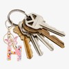 Nodigao Keyring with Loops for Girls Women with Tassels Pink
