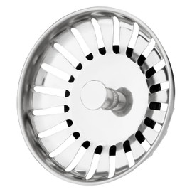 Ultra Stainless Steel Sink Plug - Thick & Durable, 78mm Hole, Pop-Up Plug & Strainer Replacement