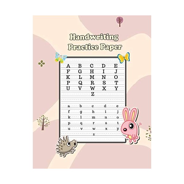 Handwriting Practice Paper: Kindergarten Writing With Lines for Children Learn