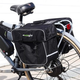 EBIKELING Bike Rack Bag - 28L Waterproof & Reflective Stripe Bicycle Rear Rack Bag, Durable & Secure for Commuting & Cycling Enthusiasts