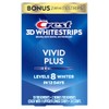 Crest - 3D White Whitestrips Vivid Plus, 24 Tiras