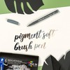 STAEDTLER Soft Brush Pen Pigment Arts, Intense Black, Soft Brush