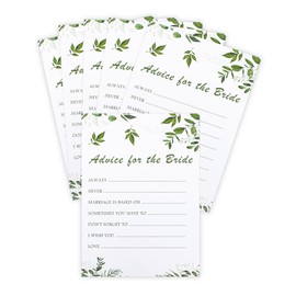 Qaziuy 20Pack Advice for The Bride Cards, Hen Do Games Bridal Shower Games Hen Party Bag Filler Hen Party Card Games for Hen Party Accessories Bachelorette Party Supplies