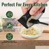 Pomyter Garlic Press Rocker, Stainless Steel Garlic Mincer and Garlic