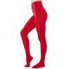 CozyWow Women's 80D Soft Opaque Tights, High Waist Solid Color