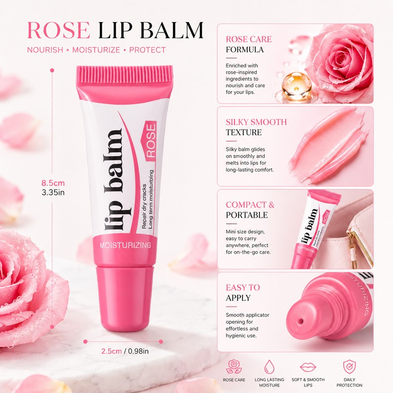 Moisturizing Lip Mask Balm for Dry Lips – Nourishing Serum