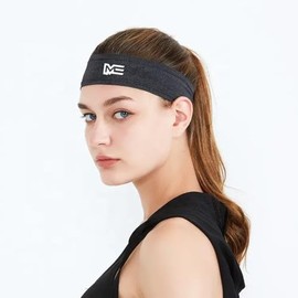 Motivation Empire Sports Headband, Unisex Athletic Sweatband for Exercise, Yoga, Tennis, Weight Lifting (Heather Grey)