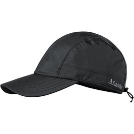 Schöffel Unisex Rain Baseball Cap, black
