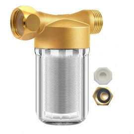 FA21 Brass Water Filter for Shower, Washing Machine 1/2+3/4