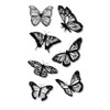 MapofBeauty 2 pcs Black Butterfly Prints Temporary Waterproof Tattoo Sticker