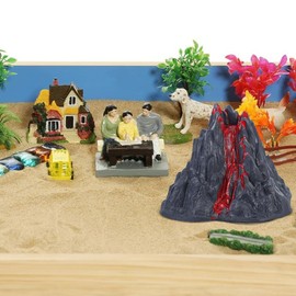 IMIKEYA Volcanic Ornament Set Artificial Volcano Decorations Boys and Girls Educational Toys Volcano Landscape Model Kit