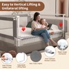 PurePapoose 3-Piece King Size Bed Rail for Toddlers - Height