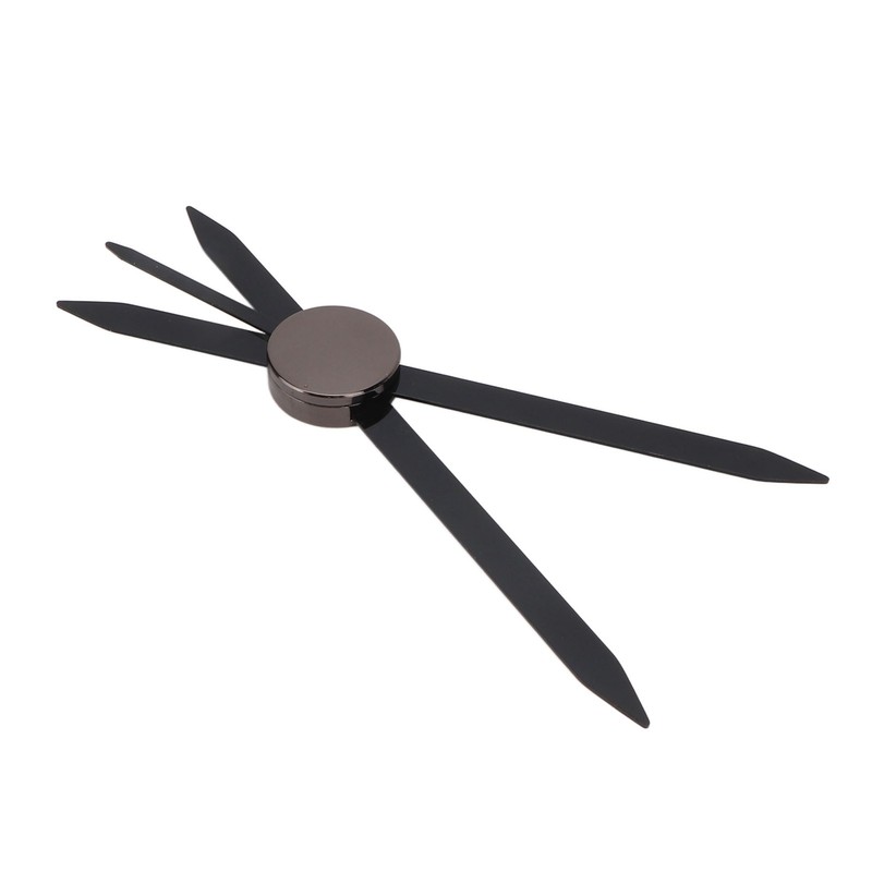 Eyebrow Stencil Ruler Black Stainless Steel Eyebrow Makeup Caliper Ruler