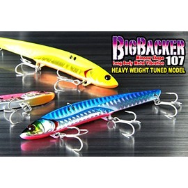 JACKALL Metal Vibe Big Backer 107 Heavy Weight, 4.2 inches (107 mm), 1.2 oz (35 g), Super Sagoshi Spark