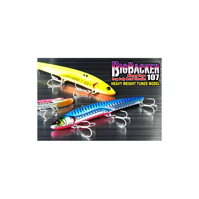 JACKALL Metal Vibe Big Backer 107 Heavy Weight, 4.2 inches