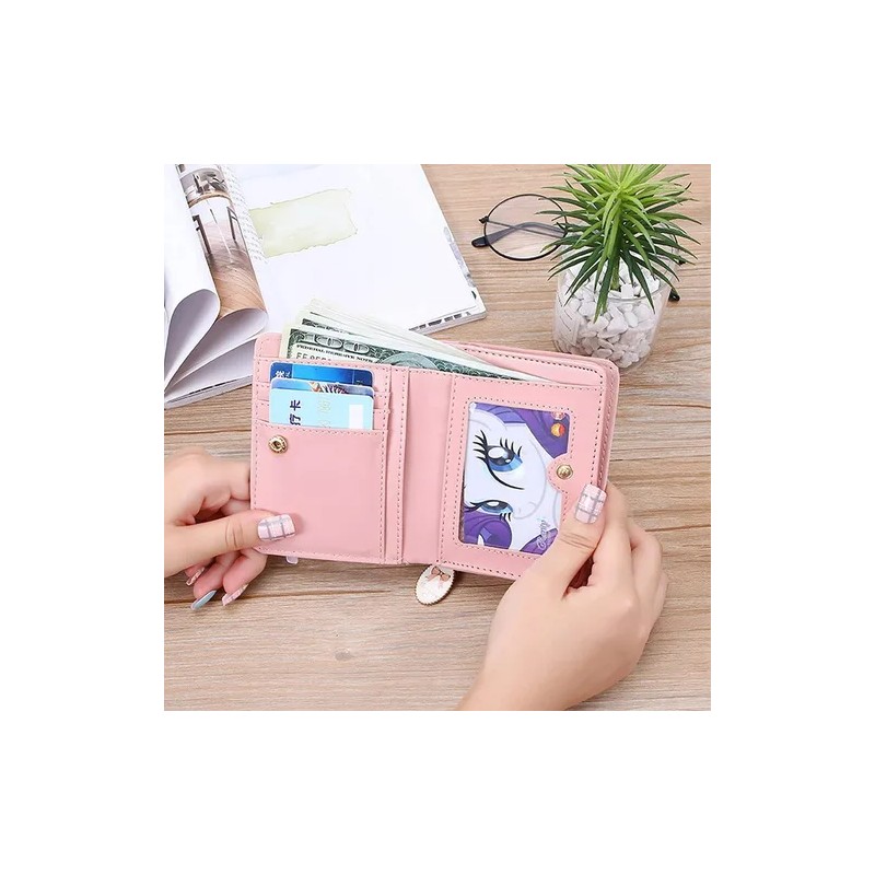 Cartera Pequeña Para Mujeres Diseño De Gato Kawaii
