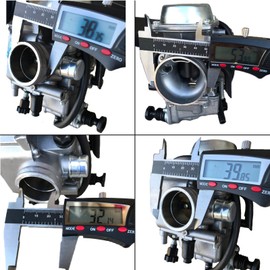 GLENPARTS Carburetor for Honda ATC250ES A ATC250 1986 1987 OEM 16100-HA0-305 16100-HA0-033 ATC 250 4 Stroke ATV free Throttle Cable, Spark Plug, Fuel Filter