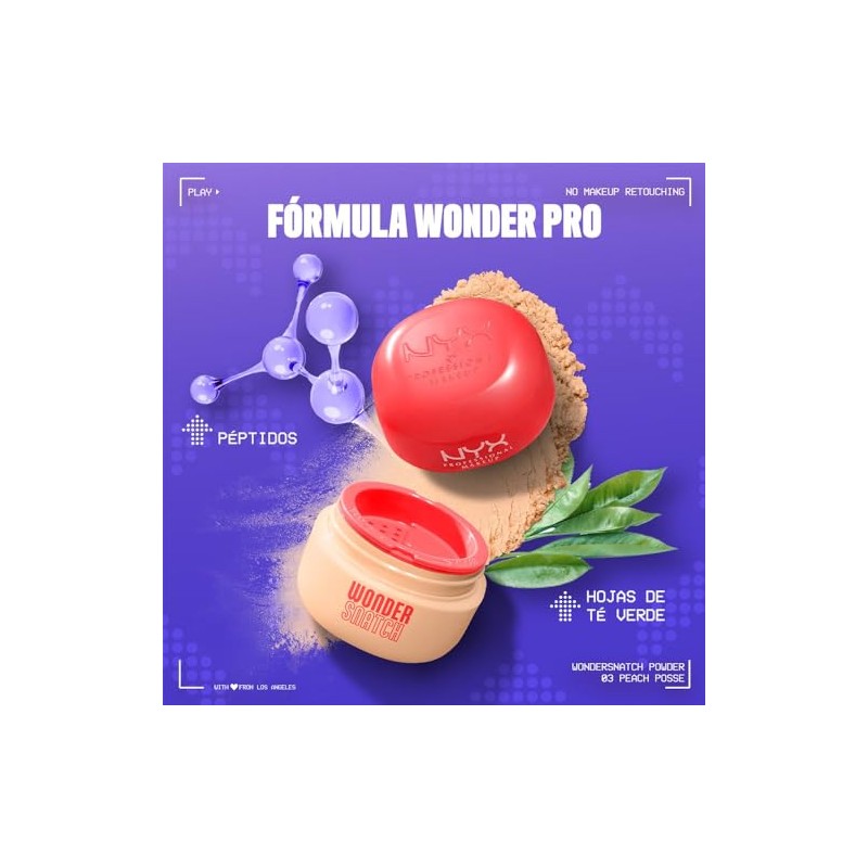 Nyx Professional Makeup, Wonder Snatch Powder. Polvo suelto fijador de