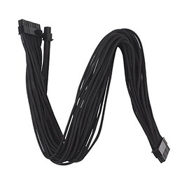 SilverStone Technology SilverStone SST-PP06B-MB55 - Netzteilkabel 55cm Motherboard 24pin(20+4) gesleevt, schwarz