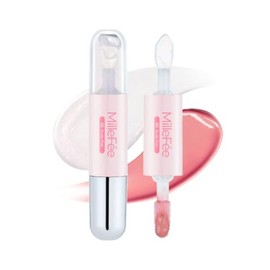 MilleFee 밀피 MilleFee 아이돌 2 in 1 립 틴트 02 누드 핑크 2개 세트 MilleFee Idol 2 in 1 Lip Tint 02 Nude Pink Set of 2