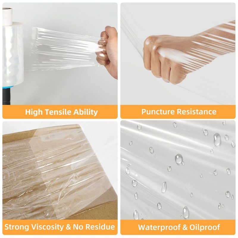 Mini Stretch Warp Film, 150m x 100mm Shrink Wrap Roll