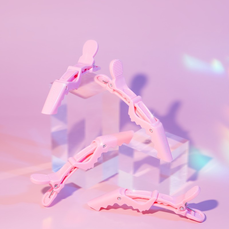 Mermade Hair Grip Clips Pink