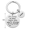 Father Day Keychain Dad Keychain from Daughter Key Chains for