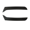 2 Pcs Rear Window Spoiler Glossy Black Left Right Side