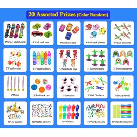 ASYBHYY 120 Pieces Birthday Toys Kids Toy Pinata Filling Gift Bags for Kids Birthday Party or Collection