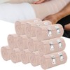 12pcs 7.5cm x 4.5m Elastic Bandage Wound Dressing Comfortable Emergency