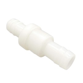 Metaland One Way Check Valve, 1/2" Hose Barb Non Return Ozone Resistance Plastic Valve for Water Fuel Oil Air Gas (Pack of 5)